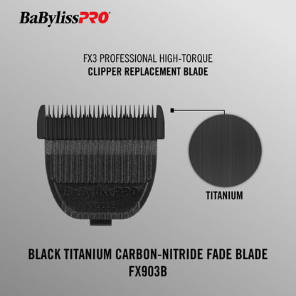 FX3 Clipper Replacement Ultra Thin Fade Blades