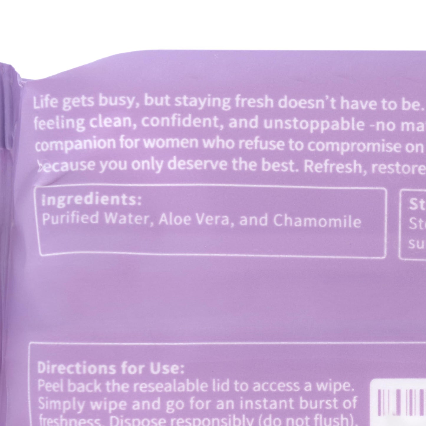 Fresh One Feminine Wipes - Natural pH Balanced Intimate Wipes for women | Soothing, Gentle Cleansing | Feminine Hygiene Wipes for Sensitive Skin, Personal Care, & Daily Use