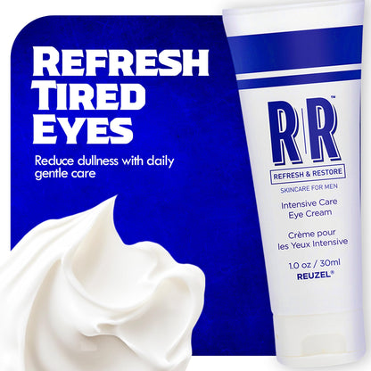 REUZEL Intensive Eye Care Cream, Brightens Up Eyes, Reduce Dark Circles, Lightweight, Hydrating, Vegan and Anti-Aging Formula, Fragrance Free, 1 oz