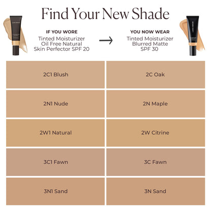 Laura Mercier Tinted Moisturizer Blurred Matte with SPF 30: 24HR+ Shine Control and Blurring, Long Lasting, Sheer to Light, Buildable Coverage, Blurs the Look of Pores, Skin Tint