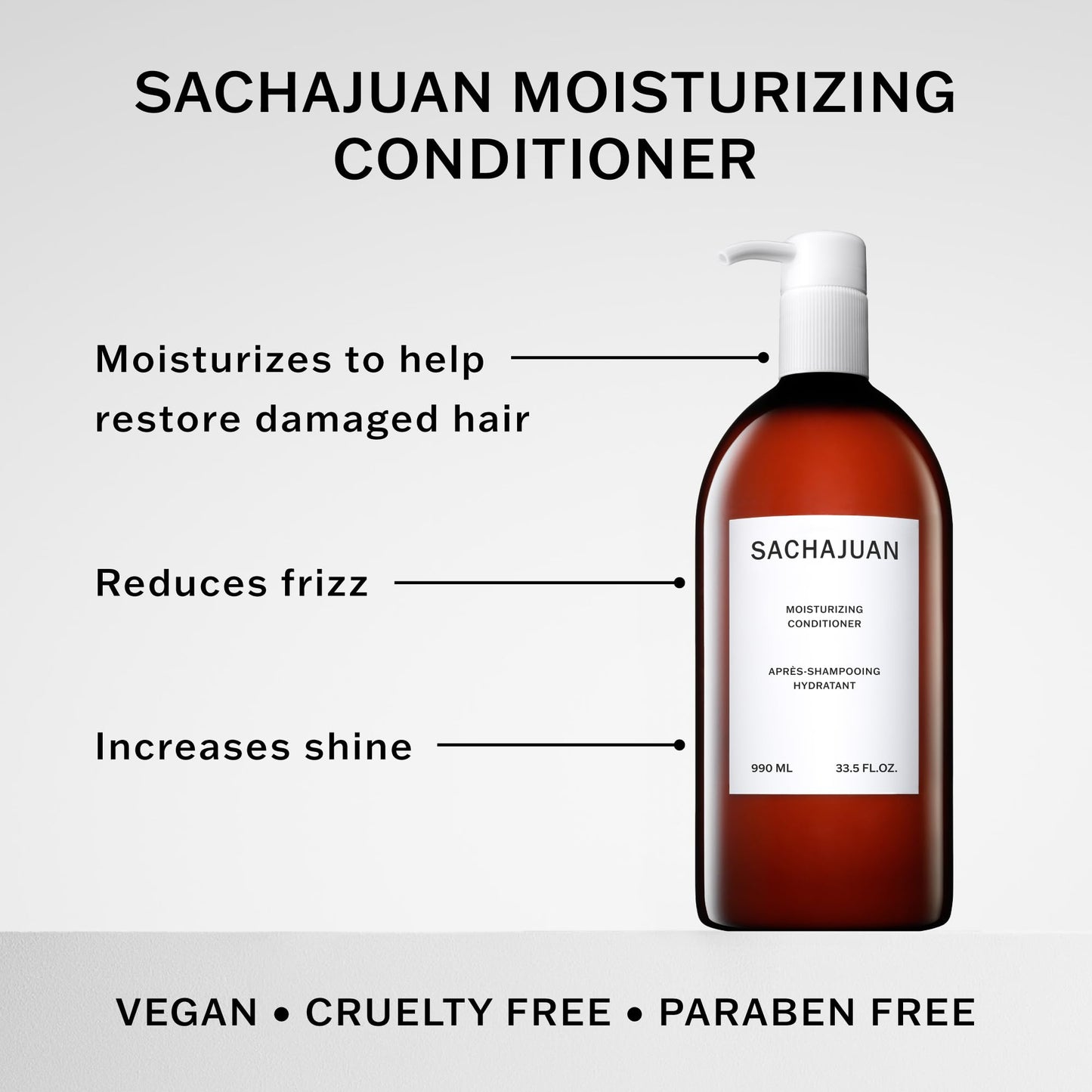 SACHAJUAN Moisturizing Conditioner, Repairs Damaged, Dry Bleached, Colored Hair, Moisture-Rich with Argan Oil