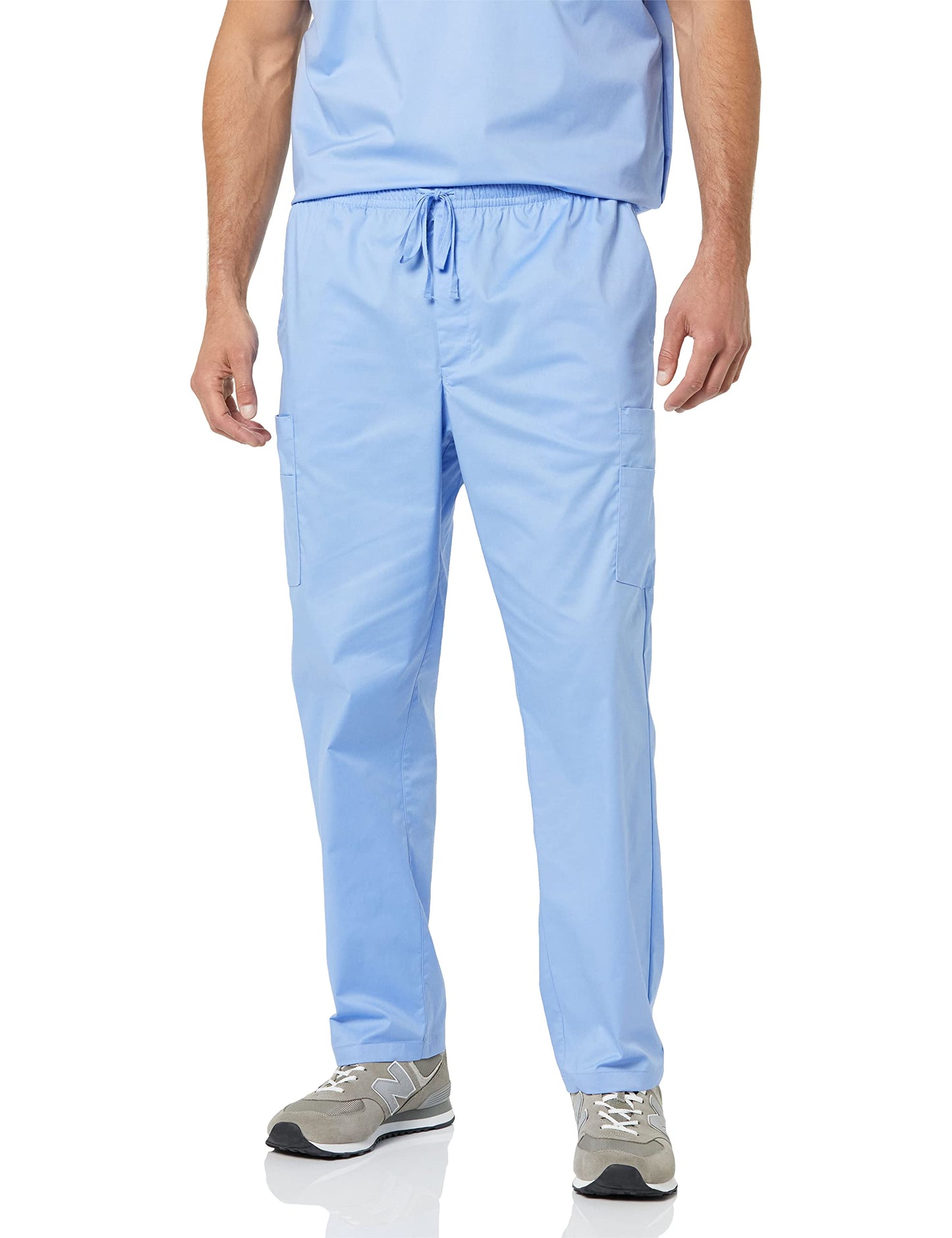 Amazon Essentials Men's Elastic Waistband Straight Leg Scrub Pant with Drawstring