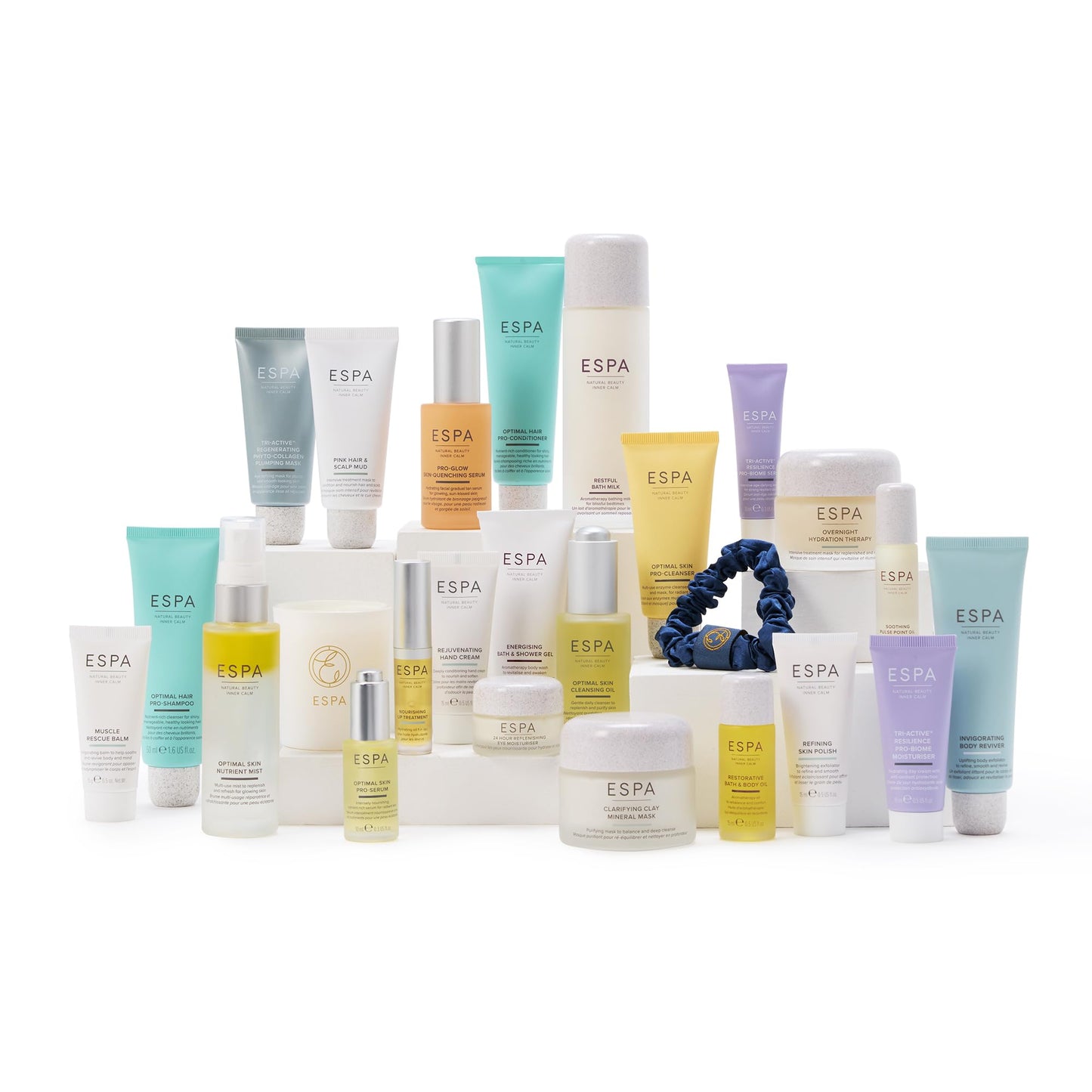 ESPA 25‑Piece Luxury Spa Beauty Gift Set Worth $874 | Luxury Beauty Spa Gift Set Includes Skincare, Essential Oils, Haircare, Bath & Body Care, Scrunchie & Candle