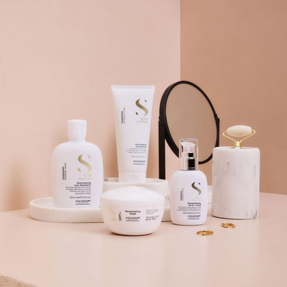 Alfaparf Milano Semi Di Lino Diamond Illuminating Hair Mask - Color Safe Deep Conditioner for Color Treated Hair - Adds Shine and Body - Sulfate, Paraben and Paraffin Free - Professional Salon Quality