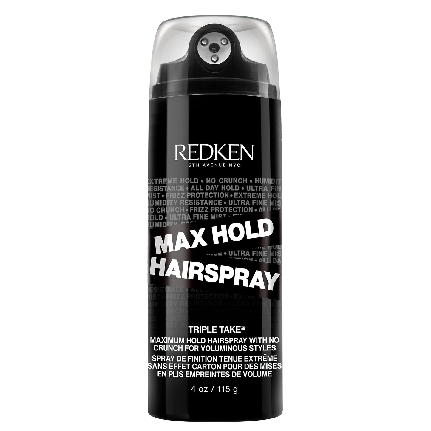 Redken Extreme High Hold Max Hold Hairspray 32 For All Hair Types - Long-Lasting Lift & Body, All-Day Style Control With a Dry Finish, 24h Humidity Resistance