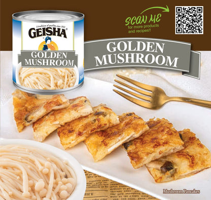 GEISHA Golden Mushroom 4OZ. (Pack of 12), Enoki(Golden Mushroom) | Halal Certified － NON-GMO － Gluten Free－Only 15 Calories per Container