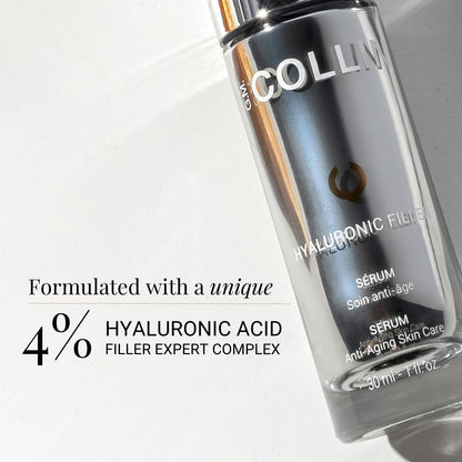 G.M. COLLIN Hyaluronic Filler Serum | Hydrating Hyaluronic Acid for Face | Anti-Aging Formula for Visibly Reducing Wrinkles