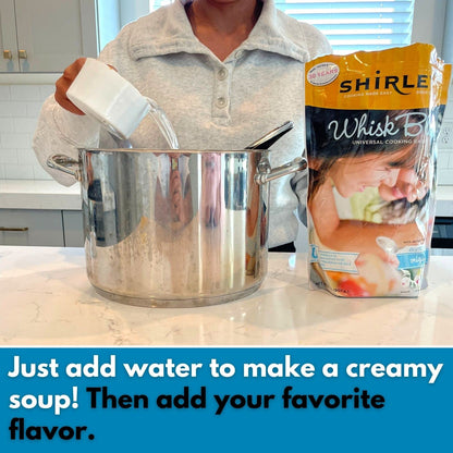 Whisk Bliss- Instant Soup Mix 32 oz. | Just Add Water Universal Soup & Sauce Mix Soup Base Gluten FREE, Vegetarian, No Artificial Flavors or Preservatives, No added MSG