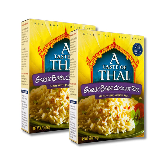 Thai Garlic Basil Coconut Rice - Pack of 2-6.7 oz. Boxes
