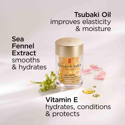 Elizabeth Arden Advanced Ceramide Eye Serum Capsules, Youth Restoring Daily Skin Care, 60 Count