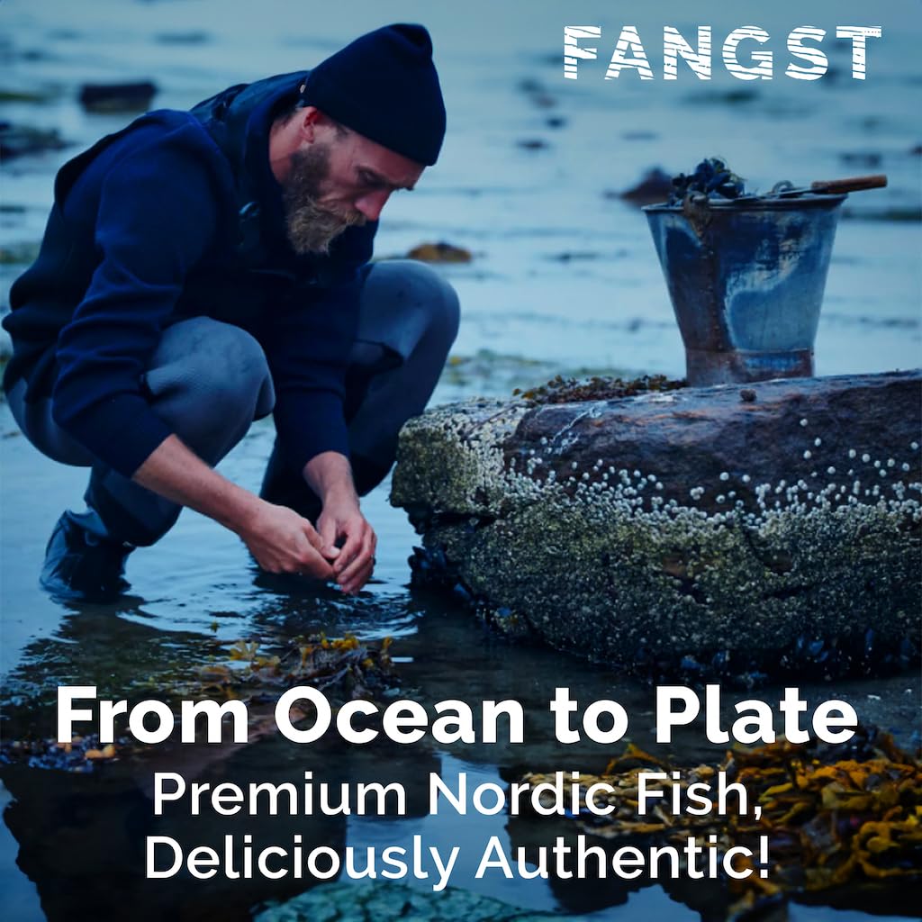 Fangst Faerosk Laks No.2 | Tinned Faroe Islands Salmon with Sea Buckthorn and Lemon Verbena | 3 x 110g