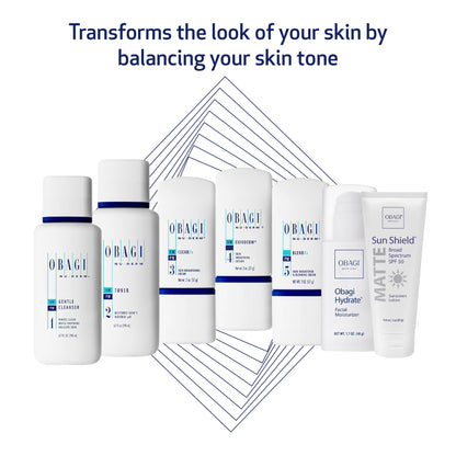 Obagi Nu-Derm Fx Skin Brightening System for Normal to Dry Skin – Noticeably Evens Out & Brightens Your Complexion – 7-Step Skincare Routine