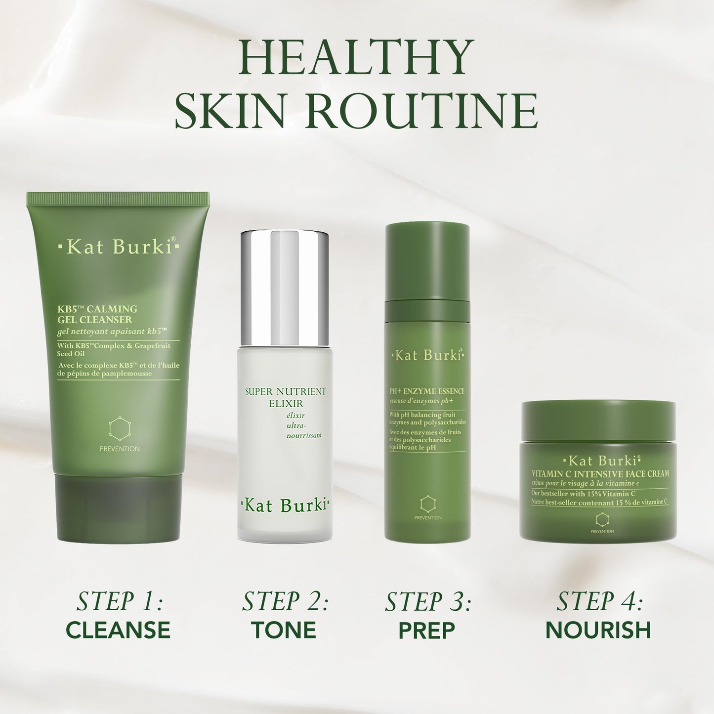 Kat Burki pH+ Enzyme Essence Face Serum, Balancing and Smoothing with Pumpkin and Papaya Enzymes, Turmeric, Licorice Root, and KB5 Complex, 3.4 Fl Oz