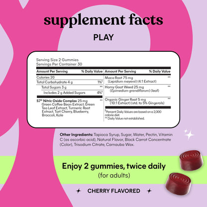 Lemme Purr & Play Bundle - Daily Intimacy Gummies and Vaginal Probiotic Gummies for Women (60ct Each)
