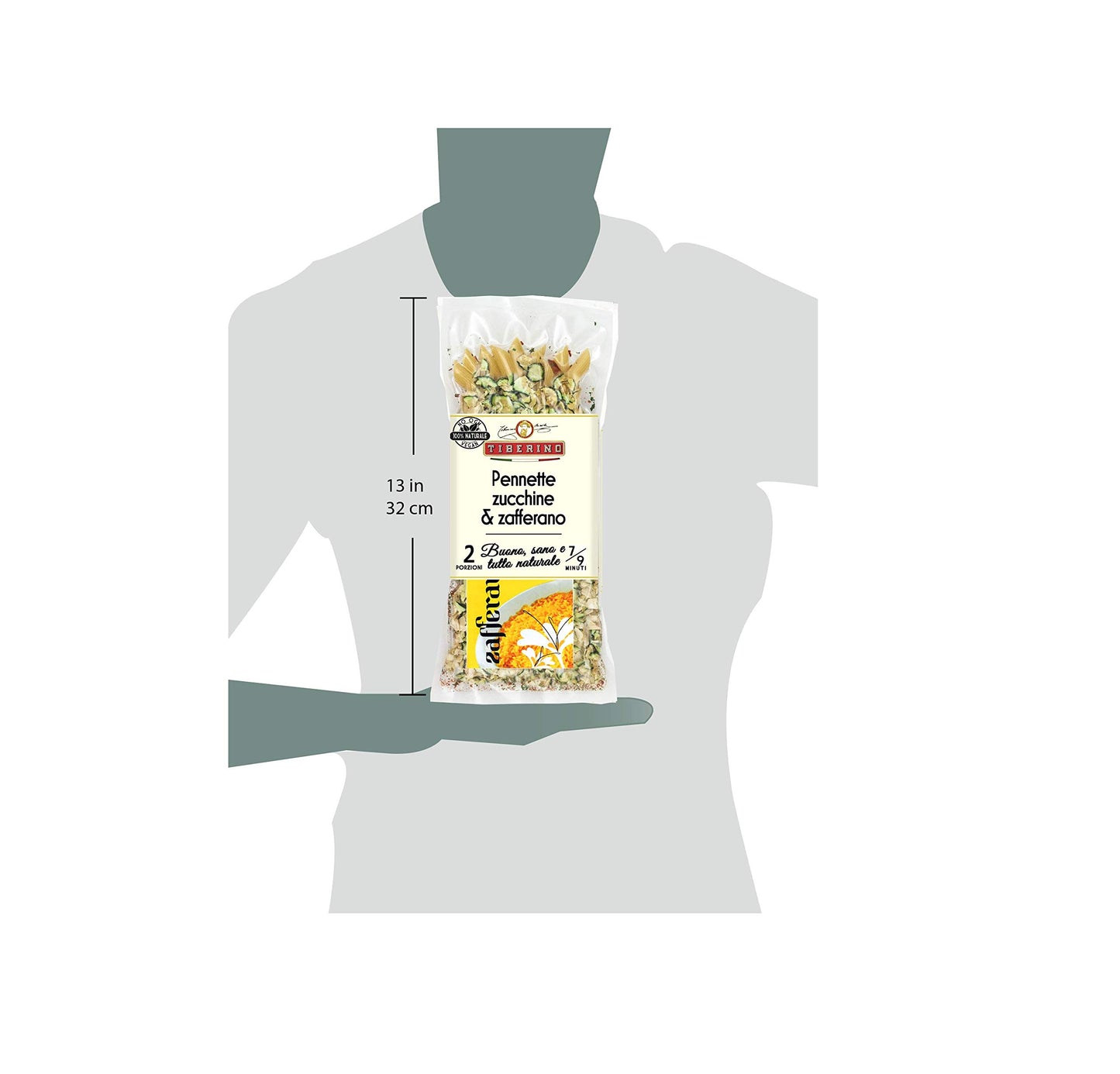 Tiberino's Real Italian Meals - Pennette Positano Zucchini & Saffron