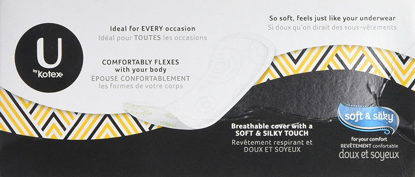 Kotex Natural Balance Lightdays Liners, Regular -64 ct.