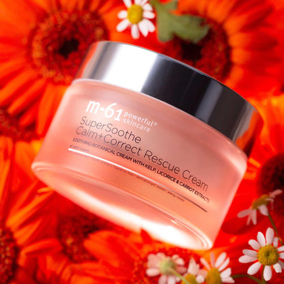 m-61 SuperSoothe Calm+Correct Rescue Cream | Rich, Creamy, Calming Botanical Face Cream. To Soothe Redness And Calm Dry, Irritated Skin - 1.7 Fl Oz