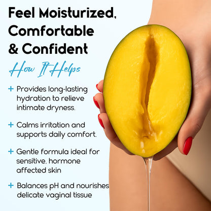 Vaginal Moisturizer Gel for Vagina Health, Moisturizer Applicators for Vaginal Dryness Relief and Long Lasting Wetness - Pre and Post Menopausal - 12 Pre Filled Applicators