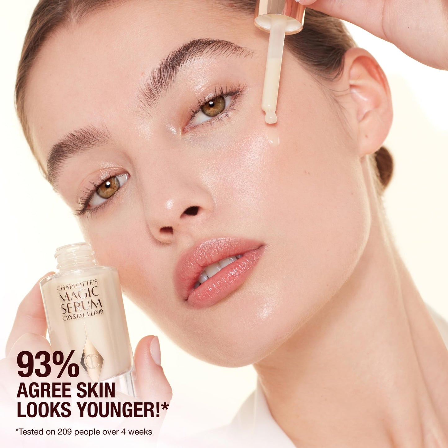 Charlotte Tilbury Magic Serum Crystal Elixir - Skincare Set Essential - Firming Peptide Serum for Face & Neck - Perfect for Gifting & Makeup Pairings