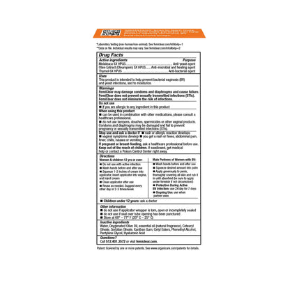 FemiClear Infection Protection Against BV & Yeast - Natural Feminine Care Cream