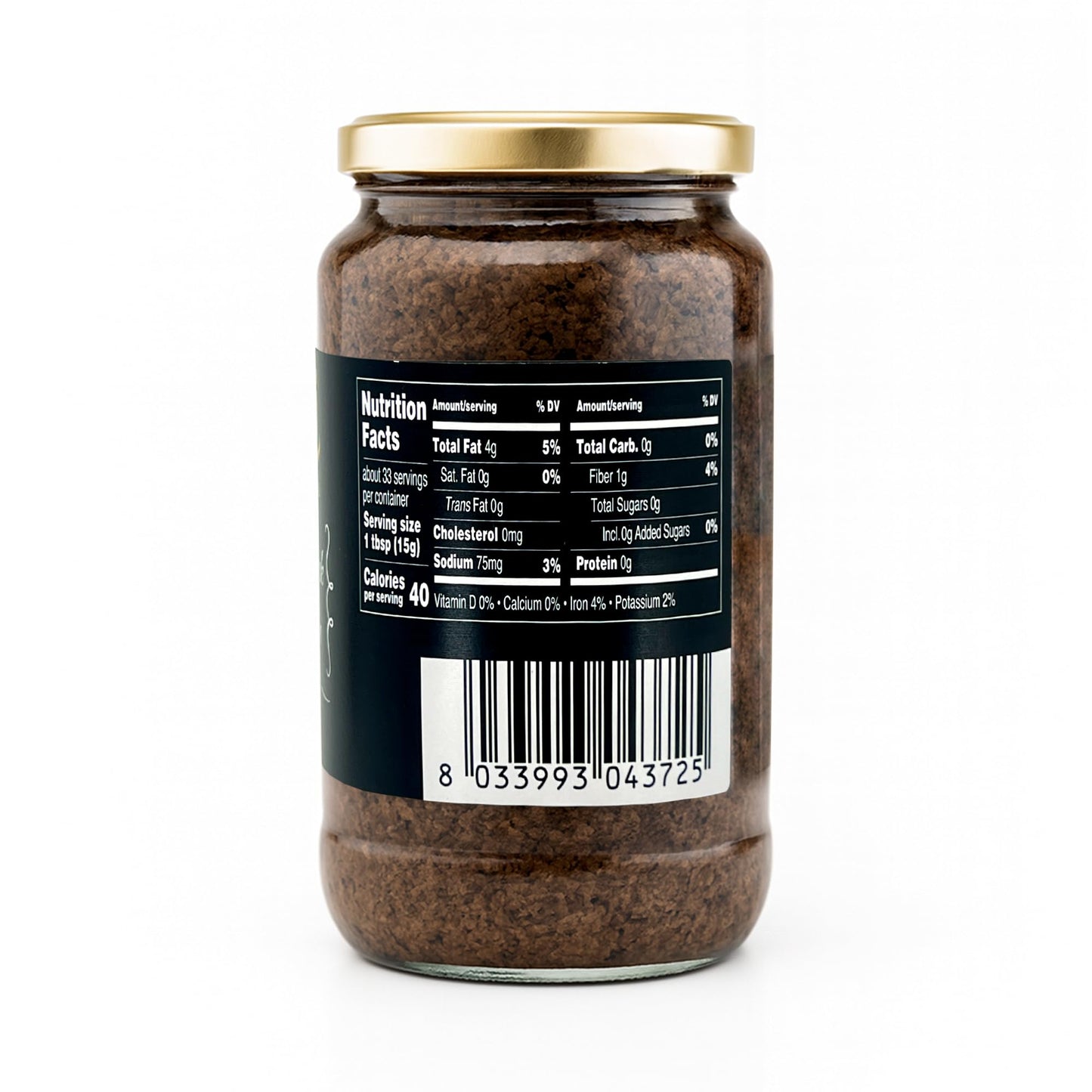 Sanniti Italian Premium Black Truffle Sauce Salsa Tartufata, 17.6 oz (500g)