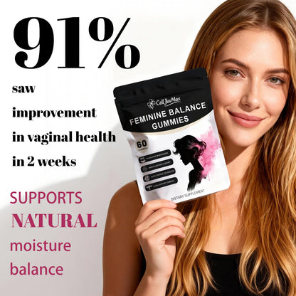 Feminine Balance Gummies for Women,pH Balance & Odor Control, Immune & Vaginal Health Support, Sugar-Free Gluten-Freet (1)