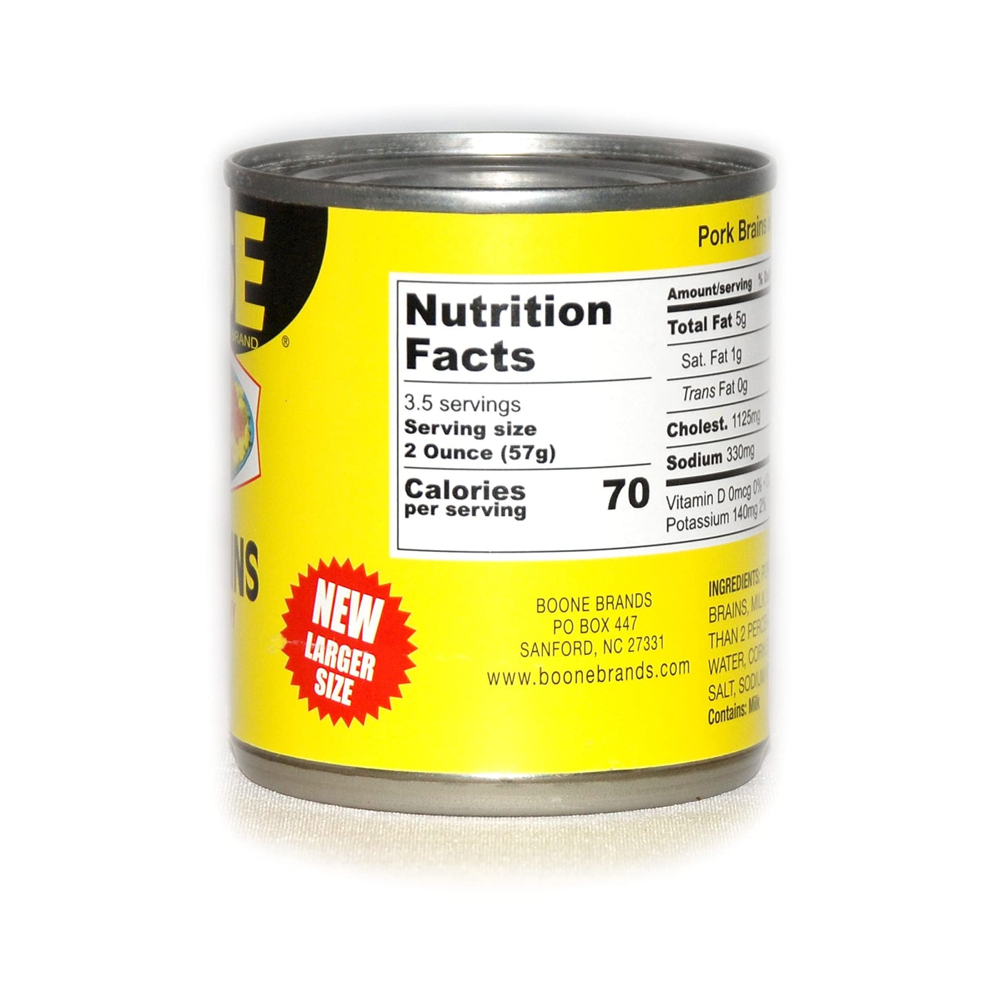 Rose Pork Brains, 4-7oz Cans Bundled with a JFS Recipe Card (Pack of 4)