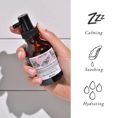 Davines Naturaltech ELEVATING Scalp Recovery Treatment, Leave-On Treatment For Sensitive And Dehydrated Scalp, Help To Reduce Itching And Redness, 3.38 Fl Oz