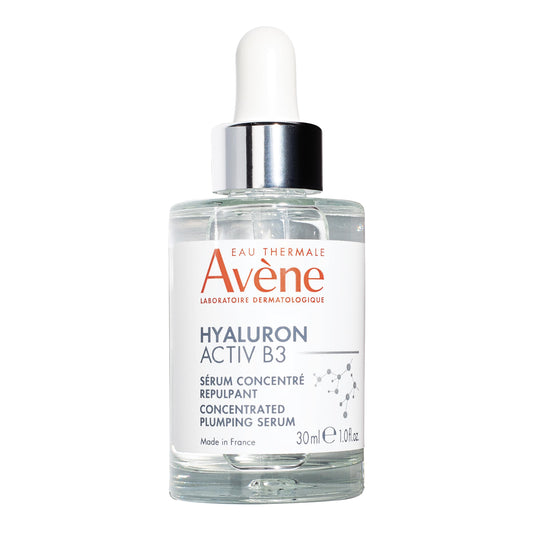 Avène Hyaluron ACTIV B3 Concentrated Plumping Serum, Light-weight hydrating serum, powered by Niacinamide + Pure Hyaluronic Acid, Firms & Plumps the skin for a healthy complexion 1 oz