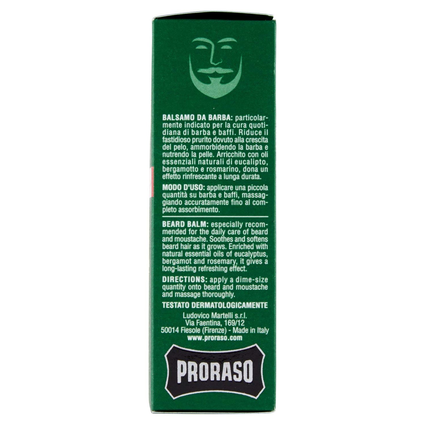 Proraso Beard Balm for Men, Nourish and Soften New Beard Growth and Short Beards