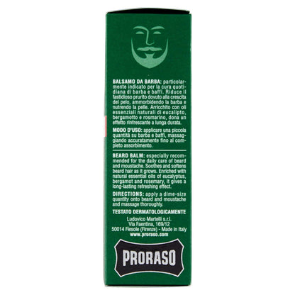 Proraso Beard Balm for Men, Nourish and Soften New Beard Growth and Short Beards