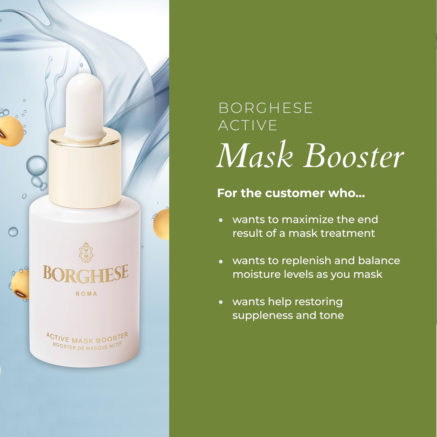 Borghese Fango Active & Delicato Masks + Active Mask Booster – Mineral-Rich Detoxifying Mud Face & Body Mask for Dry, Sensitive and Mature Skin