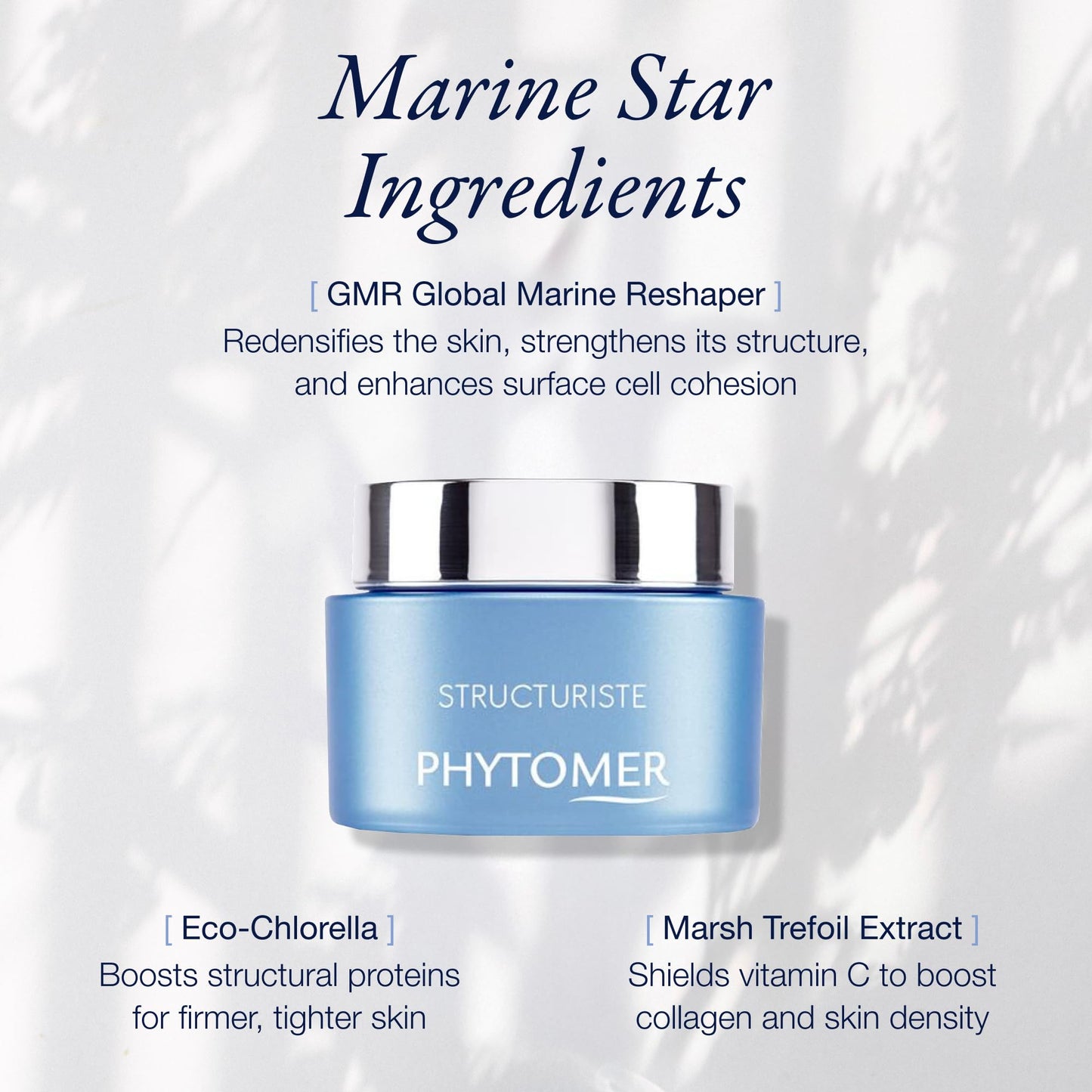 Phytomer Structuriste Skin Firming Cream | Anti Aging Face Moisturizer | Reduce Fine Lines & Wrinkles | Ultra-Rich Hydrating Face & Neck Firming Cream | 50ml