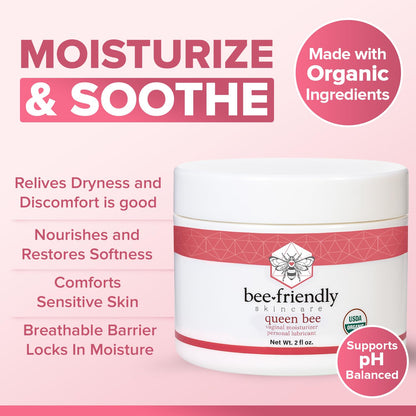 BeeFriendly™ Vaginal Moisturizer + Menopause Support Supplement | Complete Midlife Comfort Bundle