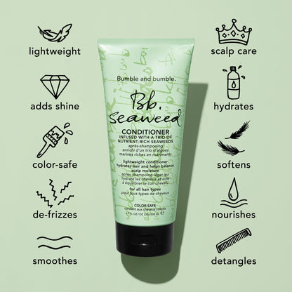 Bumble and bumble. Seaweed Hydrating Conditioner | For Daily Use | Adds Lightweight Moisture | Smooths and Reduces Frizz | For Fine to Medium Curly, Wavy, Straight Hair