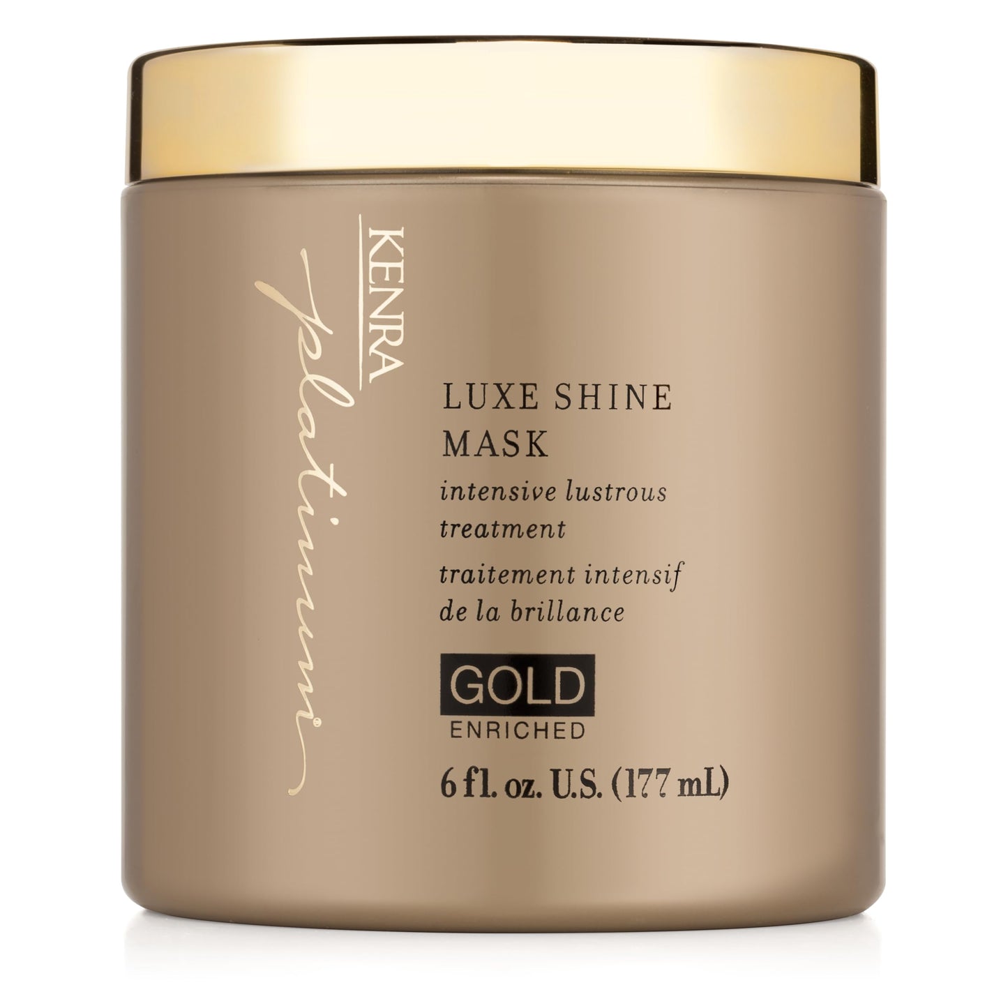 Kenra Platinum Luxe Shine Mask |Shine-Enhancing Intensive Conditioning Mask |Increases slip, Smoothness & Improves Manageability |Experience 2x Stronger Hair* |72 hour humidity protection* |6 oz