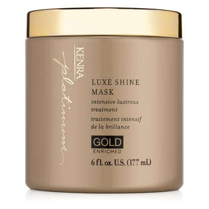Kenra Platinum Luxe Shine Mask |Shine-Enhancing Intensive Conditioning Mask |Increases slip, Smoothness & Improves Manageability |Experience 2x Stronger Hair* |72 hour humidity protection* |6 oz