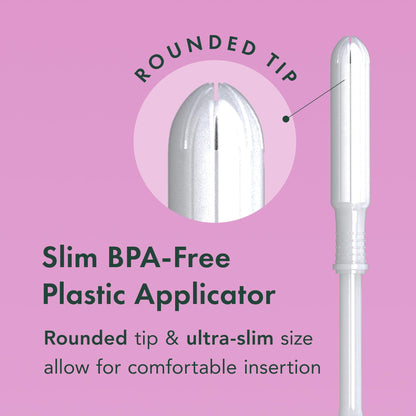 Rael Bundle - Slim Applicator Tampons Made with Organic Cotton Core, Multipack (Regular & Super, 40 Count) & PMS Supplement for Women (28 Capsules)