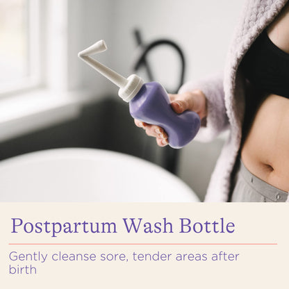Lansinoh Upside Down Peri Bottle for Postpartum Care and Gentle Cleansing, 12.2 Ounce Bottle