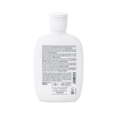 Alfaparf Milano Semi di Lino Diamond Illuminating Shampoo and Conditioner Set - Sulfate Free Shampoo and Conditioner for Color Treated Hair - Adds Brilliant Shine and Softness