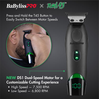BaBylissPRO x Tomb45 Wireless-Charging Hair Trimmer for Men