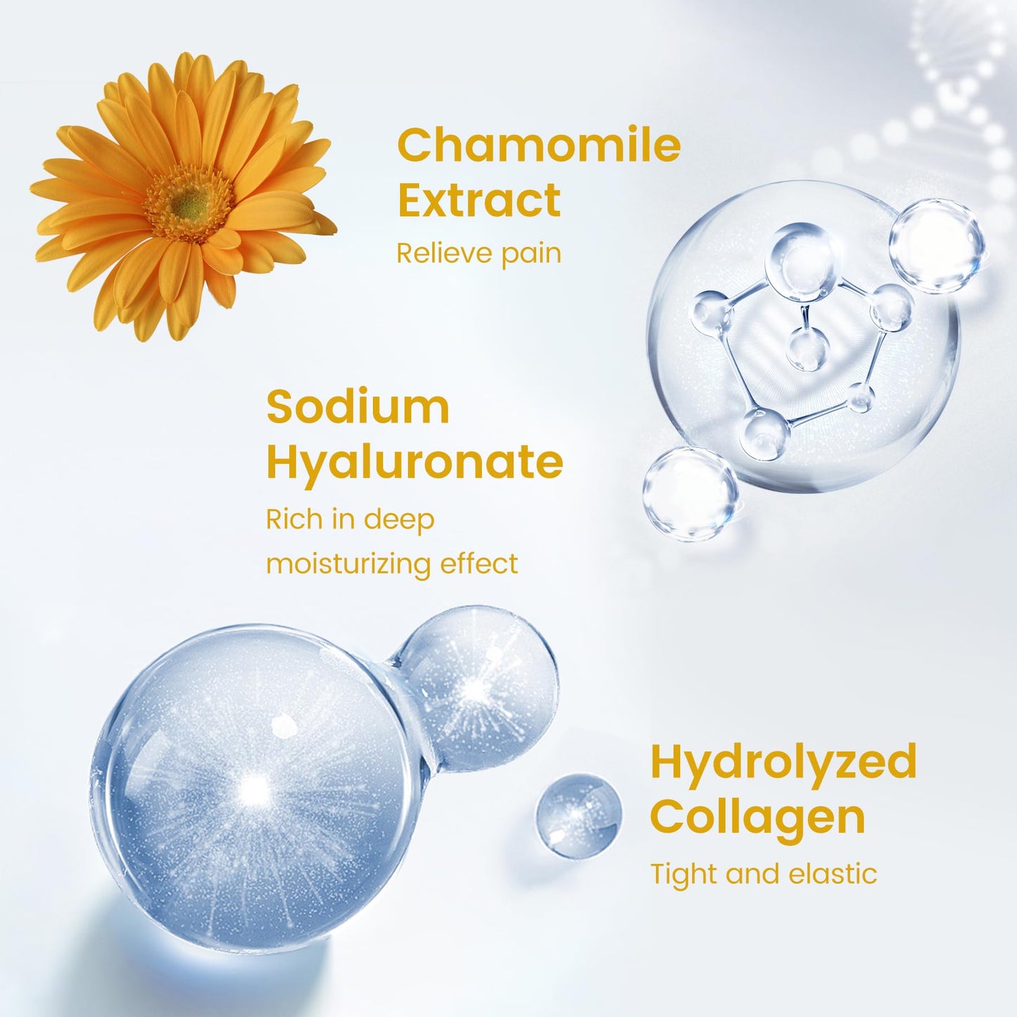 Vaginal Chamomile Moisturizer | Long-Lasting Dryness & Discomfort Relief | Intimate Moisturizing Feminine Lube | 10 Pre-Filled Disposable Massage Gels