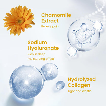 Vaginal Chamomile Moisturizer | Long-Lasting Dryness & Discomfort Relief | Intimate Moisturizing Feminine Lube | 10 Pre-Filled Disposable Massage Gels