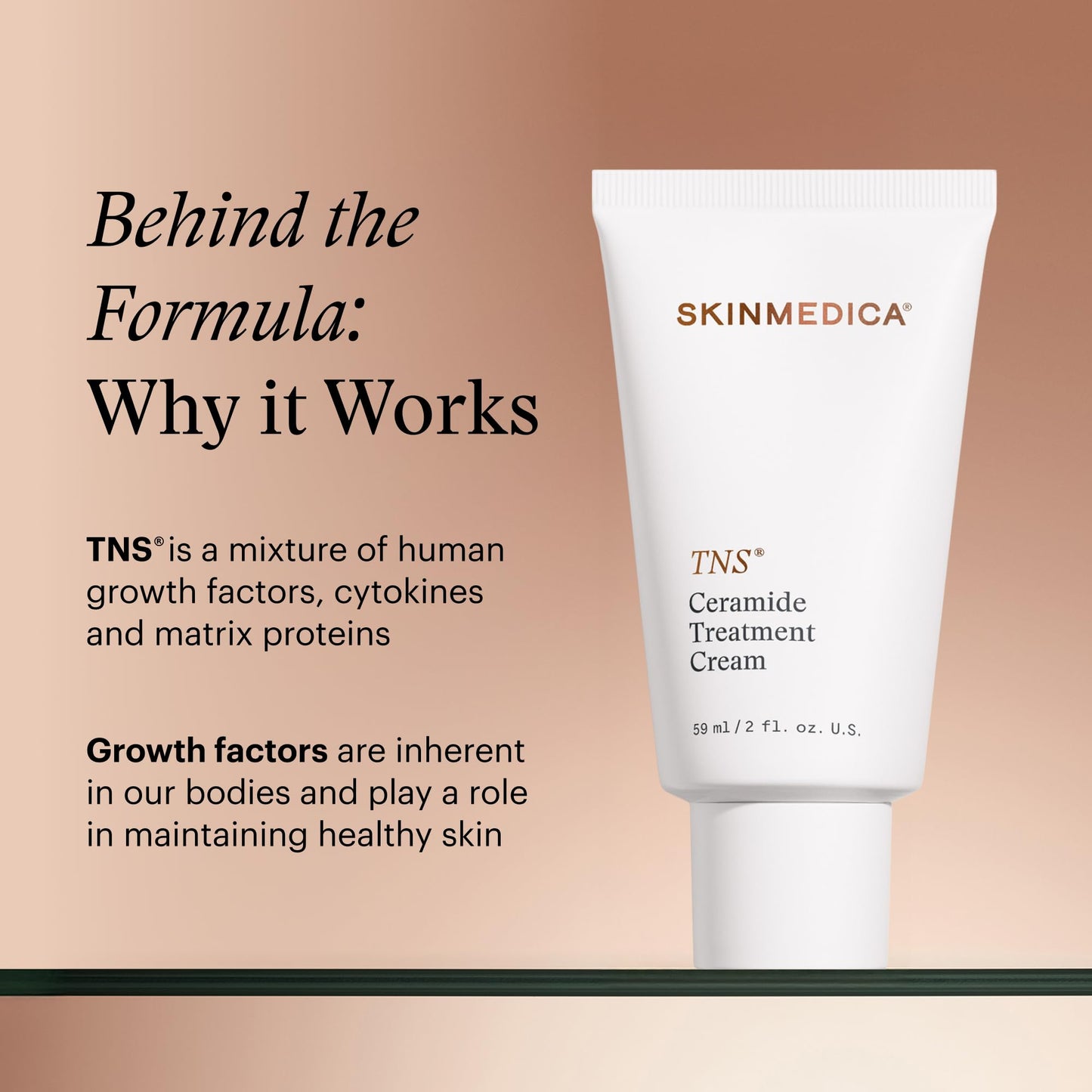 Skinmedica TNS Ceramide Treatment Cream, 2.0 Ounce