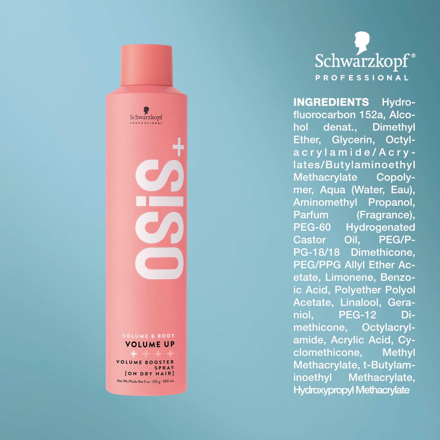 OSiS+ Volume Up Booster Spray - Lightweight Flexible Volume Control Spray
