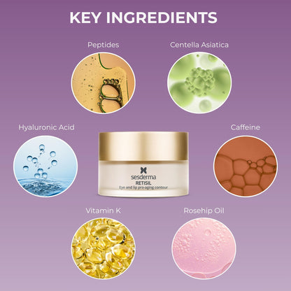 Sesderma RETISIL Eye And Lip Pro-Aging Contour | Ageless Beauty System | Wrinkles | Silky Smooth Skin, 1.0 fl oz