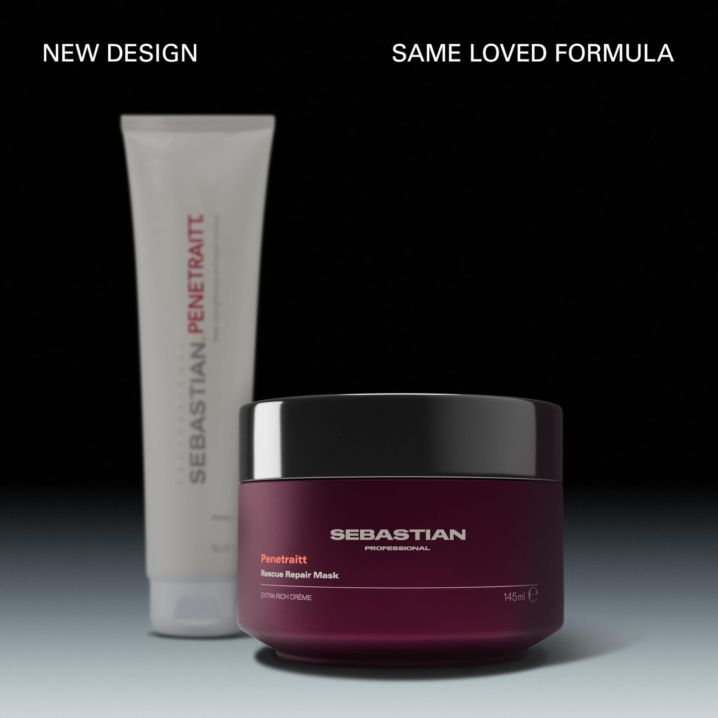 Sebastian Professional Penetraitt Rescue Repair Mask | For Damaged & Color Treated Hair | 4.9 fl oz | Packaging May Vary