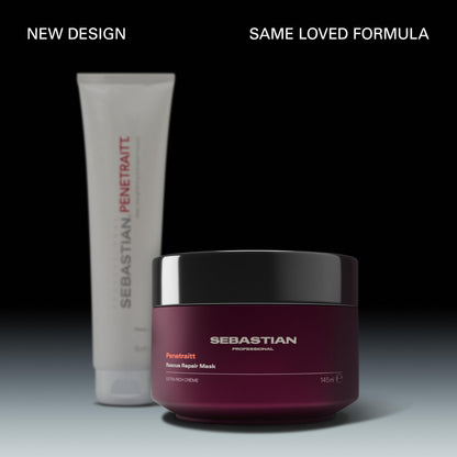 Sebastian Professional Penetraitt Rescue Repair Mask | For Damaged & Color Treated Hair | 4.9 fl oz | Packaging May Vary