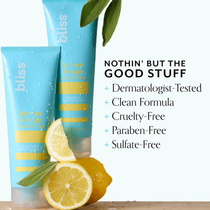 Bliss Lemon and Sage Body Butter - Iconic Scent with Shea Butter and Coconut Oil for Long-Lasting Maximum Moisture - Body Lotion for Smooth, Soft Skin - Vegan and Cruelty-Free - 6.7 Fl Oz