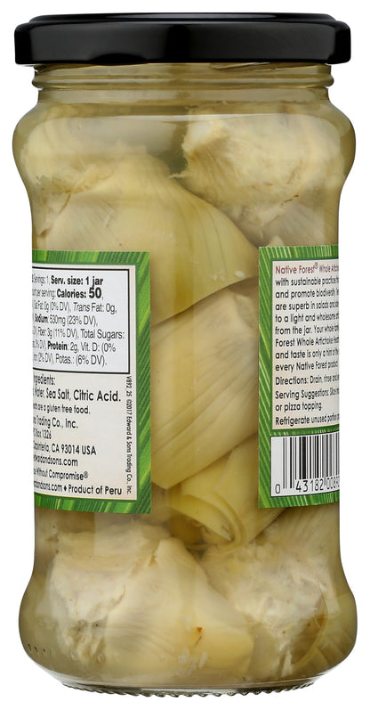 NATIVE FOREST Whole Artichoke Hearts, 9.9 OZ